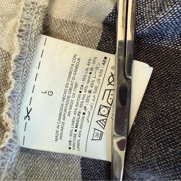 Old Navy Linen Blend Romper Size Large - Picture 8 of 8